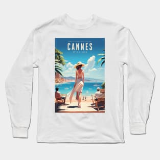 Cannes - poster - Affiche Long Sleeve T-Shirt